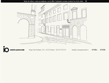 Tablet Screenshot of io-osteriapersonale.it